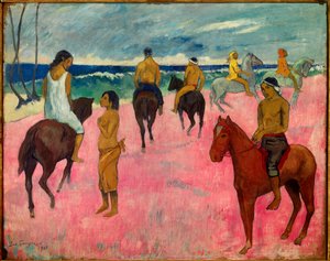 Ryttere på stranden, 1902 af Paul Gauguin
