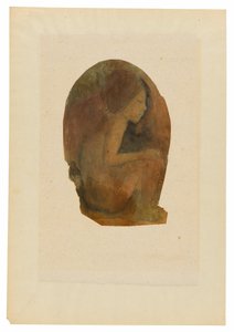 Siddende tahitisk ungdom af Paul Gauguin