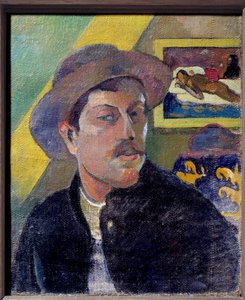 Selvportræt. Maleri af Paul Gauguin (1848-1903) af Paul Gauguin