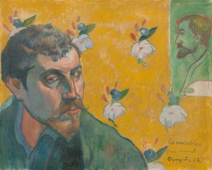 Selvportræt, Les Miserables, 1888 (olie på lærred) af Paul Gauguin