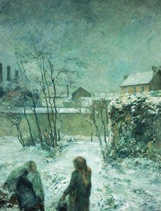 Snow, Carcel Road, 1883 af Paul Gauguin