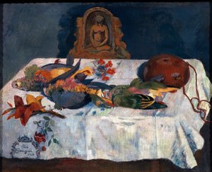 Stilleben med papegøjer, 1902. af Paul Gauguin