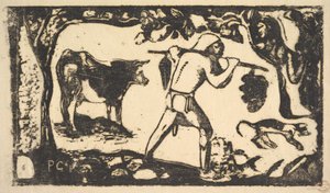Tahitianske bærende bananer, 1898-99. af Paul Gauguin