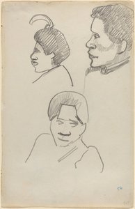 Tahitiske hoveder af Paul Gauguin