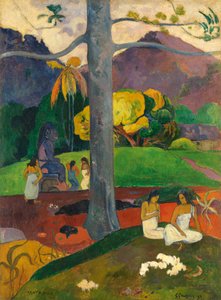 Tahitiansk:  Mata Mua i gamle dage af Paul Gauguin
