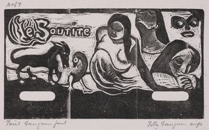Tahiti-serien: Smilet. af Paul Gauguin