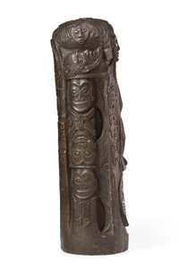 Tahitiansk totem til Kristus på korset, efter 1894 af Paul Gauguin