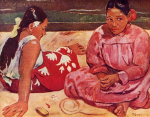 Tahitianske kvinder, 1936 af Paul Gauguin