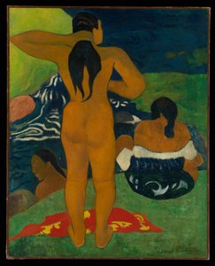 Badende tahitiske kvinder af Paul Gauguin