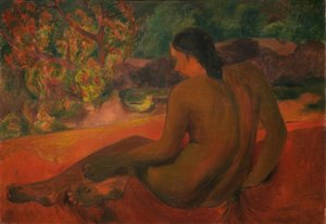 Tahitisk kvinde af Paul Gauguin
