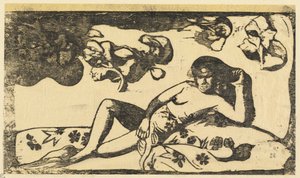 Lady of Royal Blood af Paul Gauguin