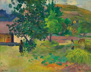 Te Fare (Huset) af Paul Gauguin