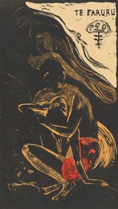Te Faruru They are Making Love Here, 18941895. af Paul Gauguin