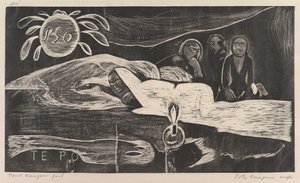 Te Po, 1893-yach. af Paul Gauguin