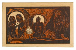 Te atua (Guden), fra Noa Noa Suite af Paul Gauguin