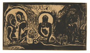 Te atua (Guden), fra Noa Noa Suite af Paul Gauguin