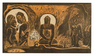 Te atua (Guden), fra Noa Noa Suite af Paul Gauguin