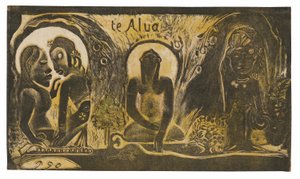 Te atua (Guden) fra Noa Noa-suiten af Paul Gauguin