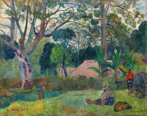 Det store træ, 1891. af Paul Gauguin