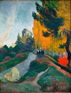 The Alyscamps, detalje (Olie på lærred af Paul Gauguin