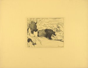 Vasketøjerne af Paul Gauguin