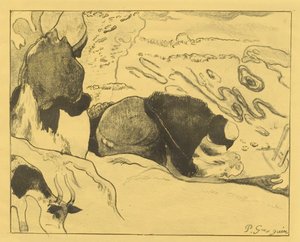 Vasketøjerne af Paul Gauguin