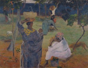 Mangotræerne, Martinique af Paul Gauguin