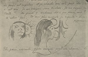 Profilen er kantet, 1936 af Paul Gauguin
