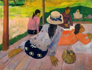 Siestaen, ca. 1892-94. af Paul Gauguin