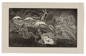 The Universe Is Being Created), fra Noa Noa Suite af Paul Gauguin
