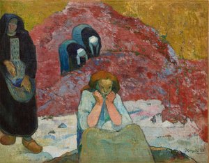Vinhøsten, menneskelig elendighed, 1888. af Paul Gauguin
