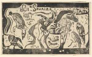 Titelside til "Smilet" af Paul Gauguin