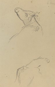 To kohoveder [verso] af Paul Gauguin