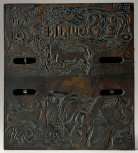 To titelsider til "Le Sourire" [tilbage] af Paul Gauguin