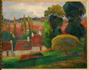 En gård i Bretagne af Paul Gauguin