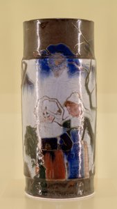 Vase med bretonske scener af Paul Gauguin