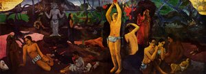 Hvor kommer vi fra - Hvad er vi - Hvor skal vi hen, 1936 af Paul Gauguin