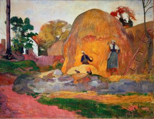 Gule høtyve eller gylden høst af Paul Gauguin