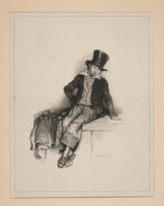 (STUDIE D af Paul Gavarni
