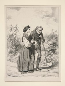(AFDELINGSMARKEDER.) af Paul Gavarni