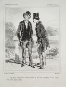 parisisk nonsens af Paul Gavarni