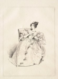 Balkjole (Robe de bal) af Paul Gavarni