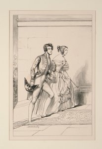 RETDRAGT 1837 af Paul Gavarni