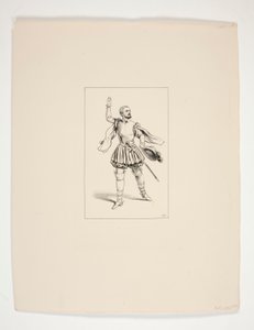 Marcels kostume, spillet af Levasseur. af Paul Gavarni
