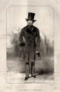 Kostumer d Humann, 1843. af Paul Gavarni