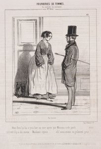 Deceptions of Women: In Matters of Sentiment, 1842. af Paul Gavarni