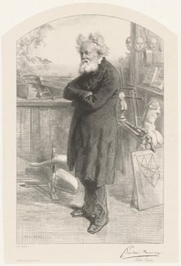 Frederic Sauvage af Paul Gavarni