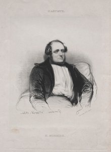 Henri Bonaventure Monnier, 1840. af Paul Gavarni