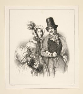 JANUAR af Paul Gavarni