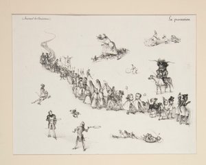 Djævelens procession af Paul Gavarni